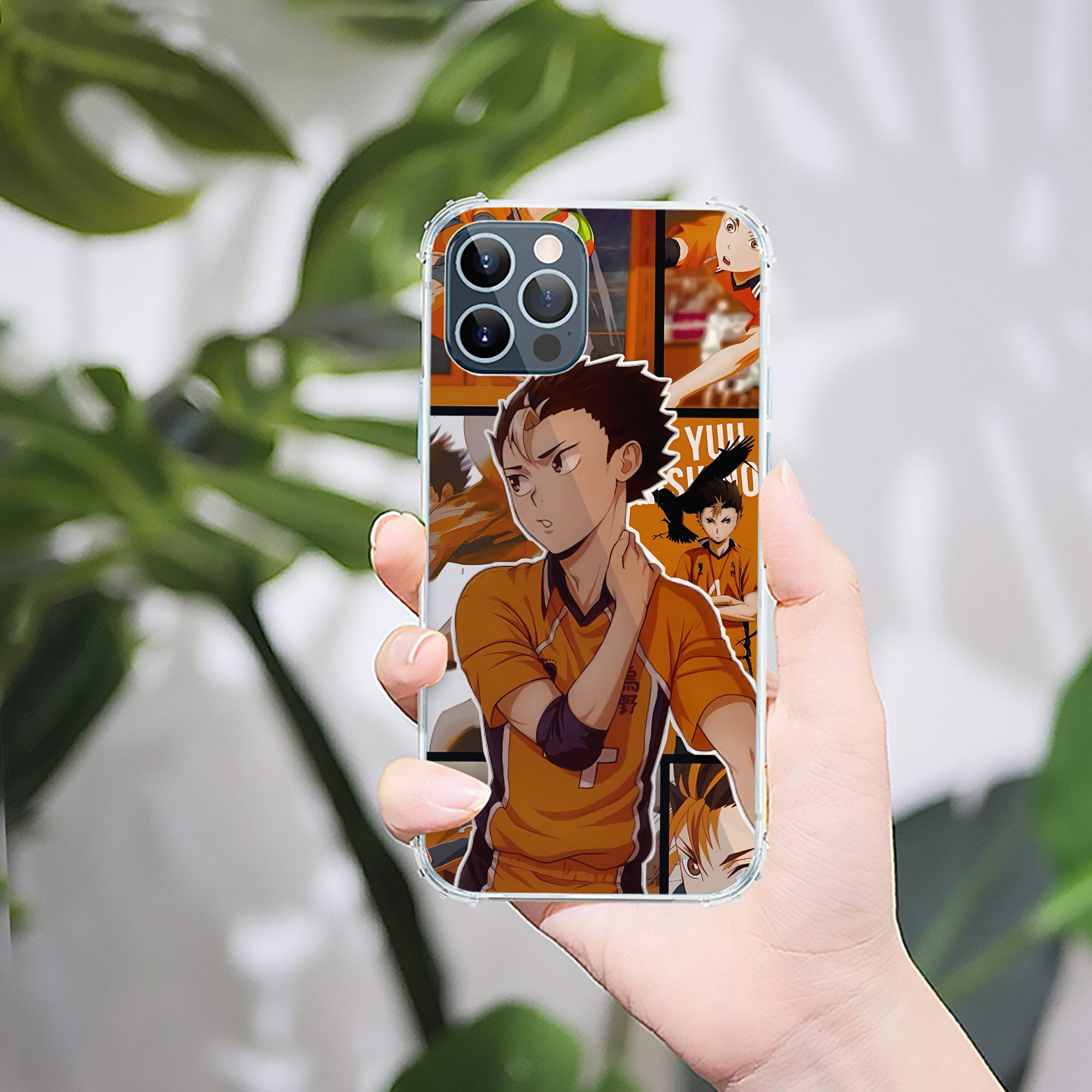 （画像用） ハイキュー!! Haikyu!! 【iPhone 12シリーズ対応】透明スマホケース（クリアソフトケース）